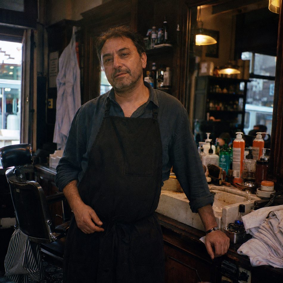 Barbier im Shop